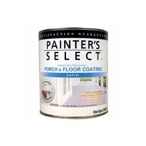 General Paint Painter's Select Urethane Fortified Satin Porch & Floor Coating, Tile Red, Quart - 112183 - main